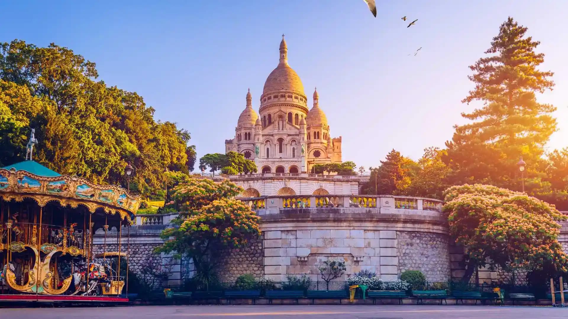 Montmartre Sacre Coeur Paris France