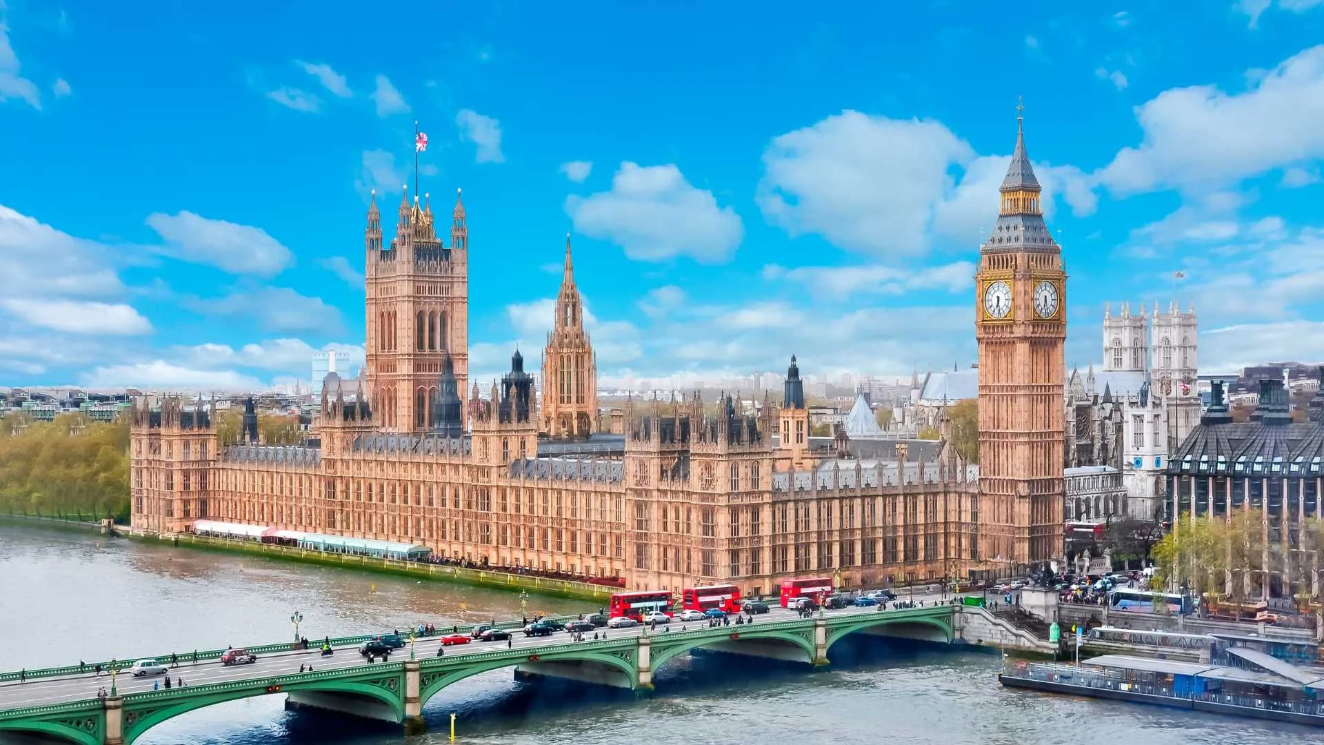 Palace of Westminster Big Ben London UK